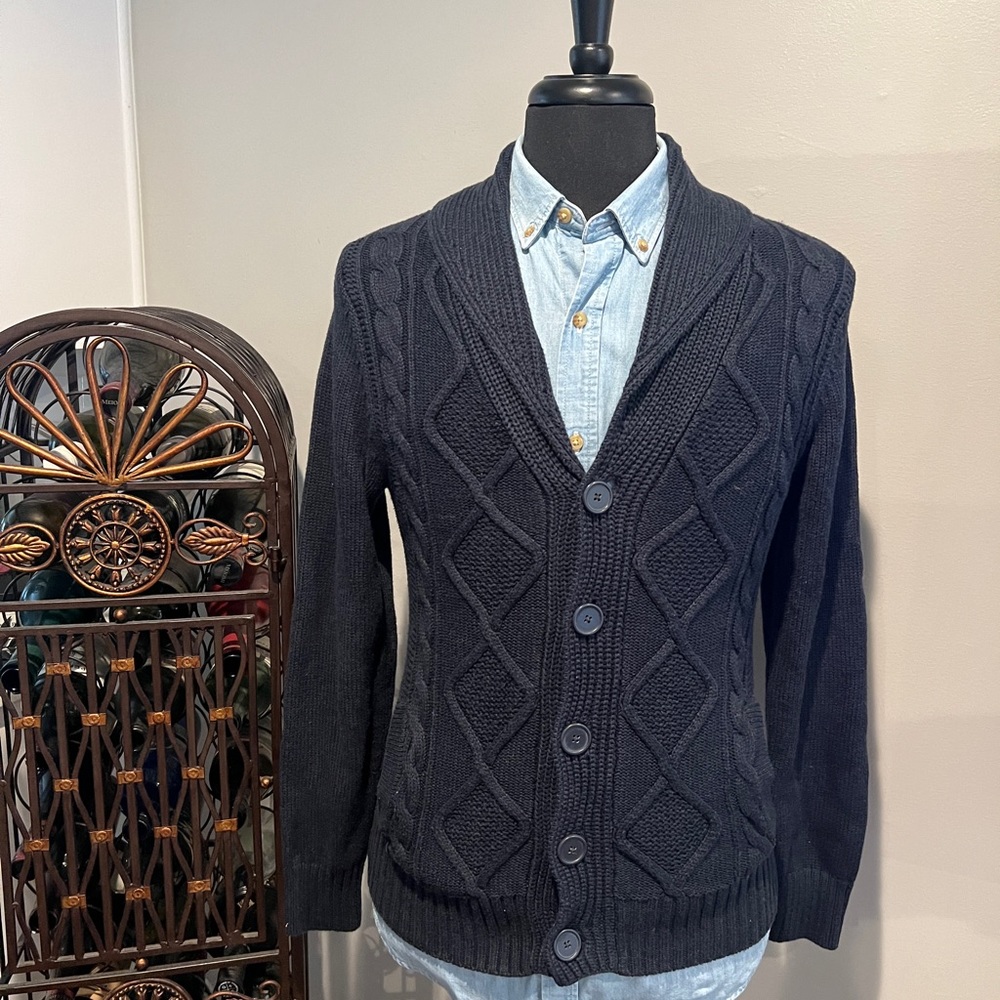Merona Cable Knit Shawl Collar Cardigan